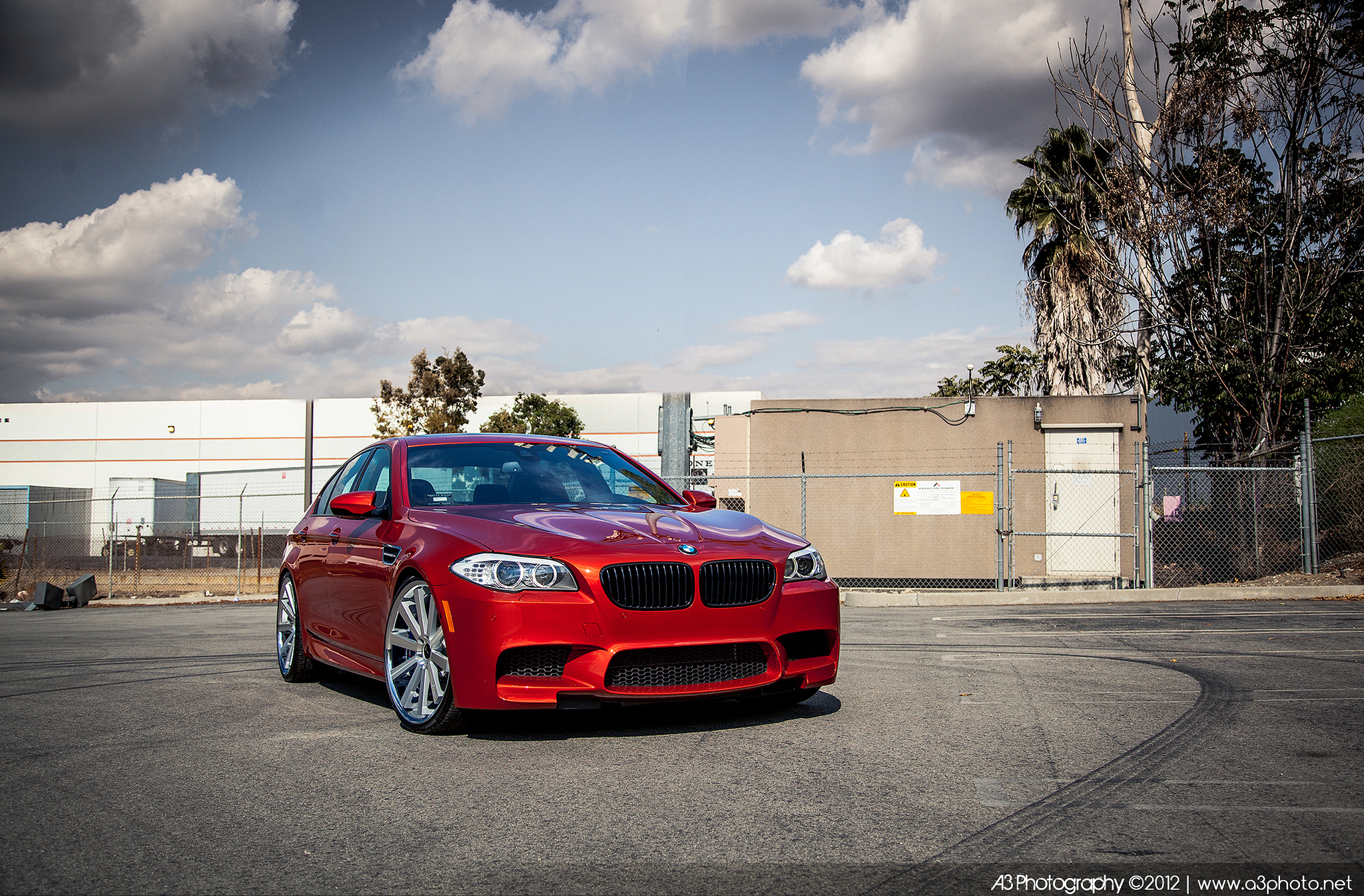 Gianelle Santo 2SS Silver on BMW M5 F10